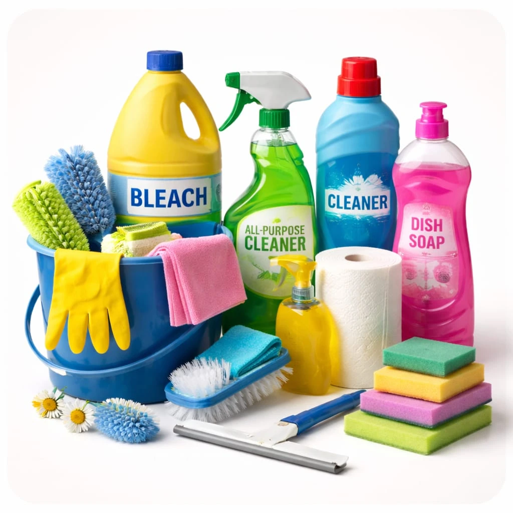 Cleaning supplies